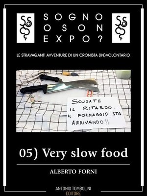 cover image of Sogno o son Expo?--05 Very slow food